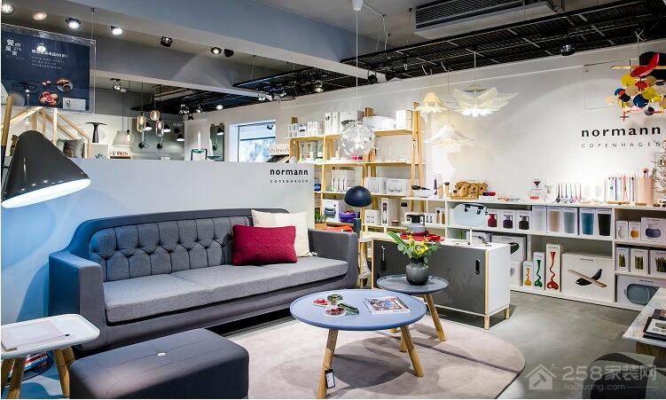 北欧风格创意商店设计,店中店演绎北欧风情